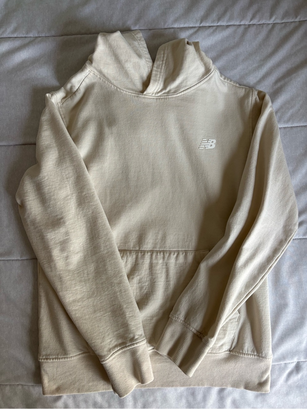 New Balance Boy’s Cream Pullover Hoodie
